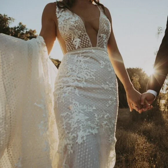 Berta Wedding DressBerta 18-07Size 38 - Tailored to Size 2